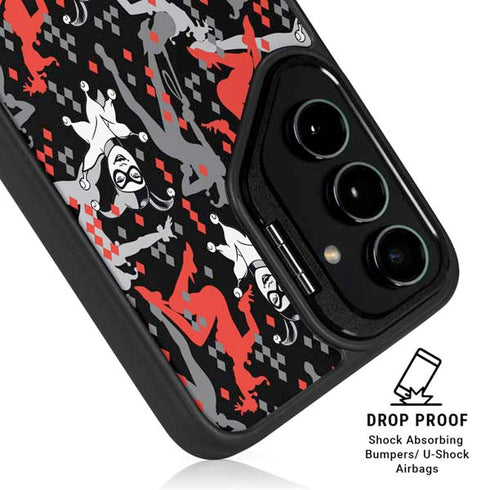 DC Comics Harley Quinn All Over Print Galaxy S24 FE Kickstand Case